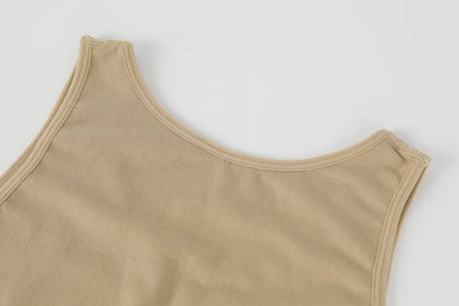 Men’s Sleeveless Bodysuit Shaper — Full Body Compression Undershirt, Tummy Control Slimming Vest Shapewear