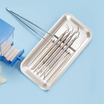 Stainless Steel Medical & Dental Surgical Tray – Durable Instrument Storage Dish for Lab, Clinic & Hospital Use
