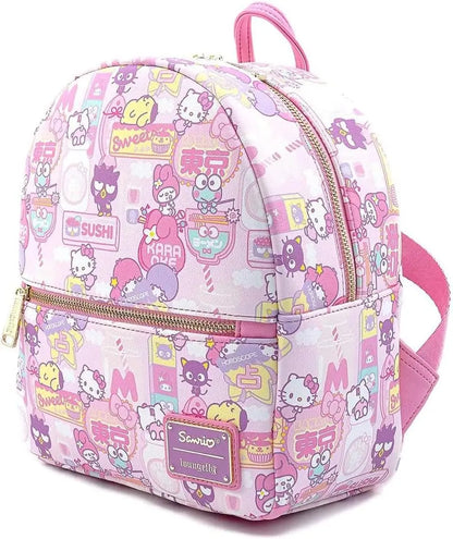 Stitch Luau Cosplay Double Strap Shoulder Bag – Women’s Beach Backpack & Wallet Purse