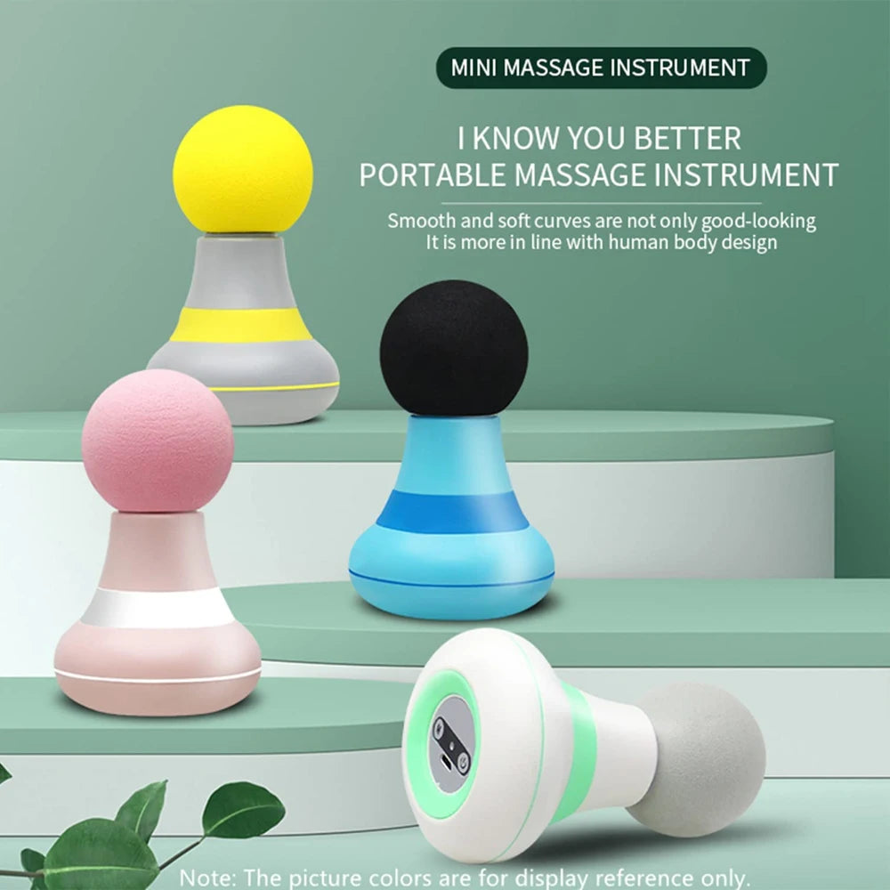 Electric Mini Handheld Massage Gun: 6-Speed Vibration Fitness Massager - Relieve Fatigue and Pain, Personal Care Body Massager