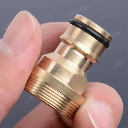 Universal Brass Faucet Adapter - Kitchen Tap Connector for Garden Hose, Watering & Basin Accessories