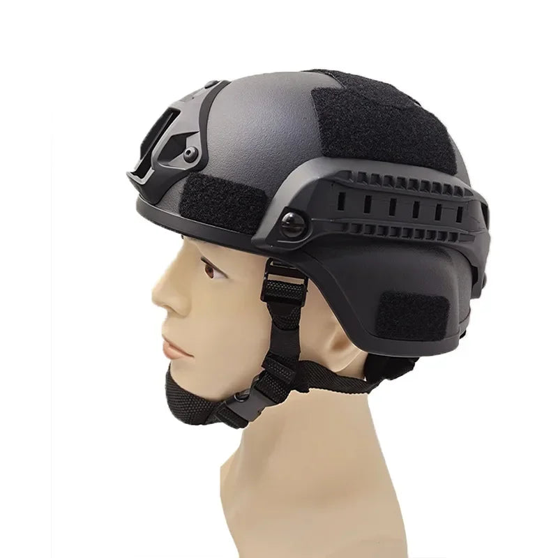 FAST MICH2000 Tactical Helmet - Protective Outdoor Helmet for Airsoft, Paintball & Riding