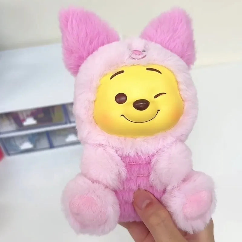 Disney Winnie the Pooh Vinyl Blind Box – Naughty Party Pooh Bear Mystery Pendant Toy, Cute Surprise Doll Gift