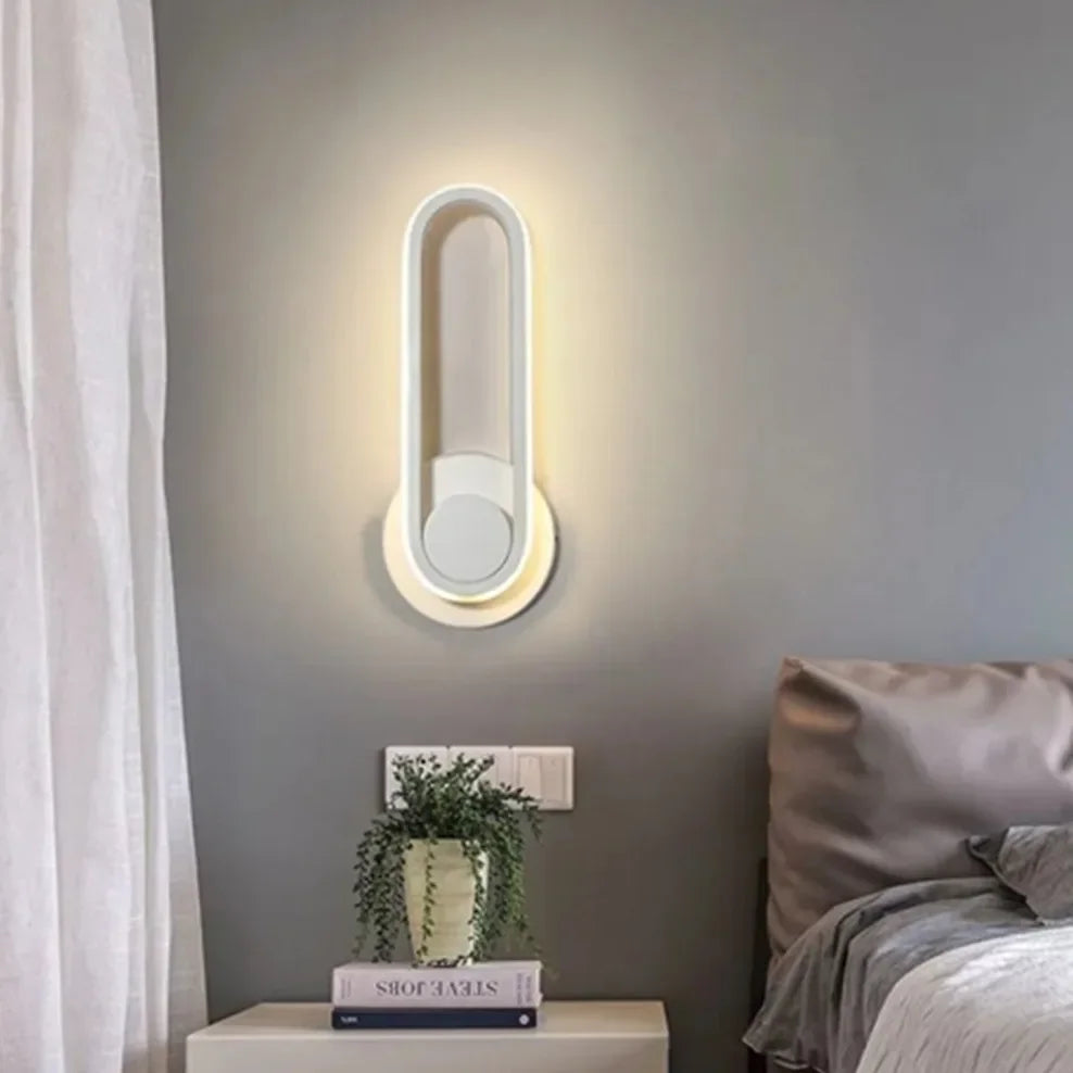 Modern Rotatable LED Wall Light - Indoor Wall Sconce for Bedroom, Stairway, Living Room and Dining Room