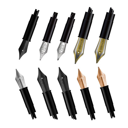 HongDian Fountain Pen Nibs — F/EF/B Replacement Tips for Pens, Spare Nibs for Office & Practice Use
