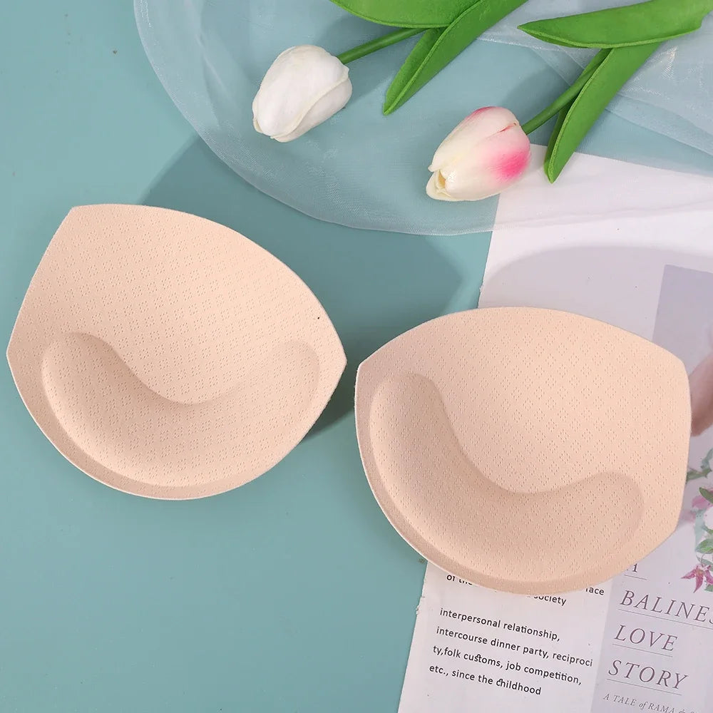 3D Removable Push-Up Bra Pads — Women’s Breathable Sponge Inserts for Underwear, Swimsuits & Breast Lift