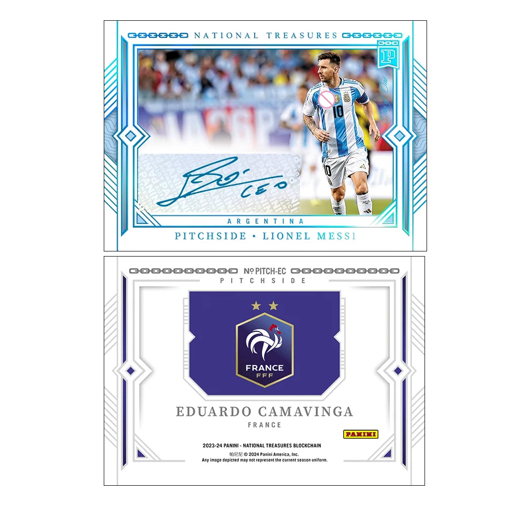 Panini DIY Star Football Card – Messi & Ronaldo Collectible, Homemade Gift for Christmas & Birthday