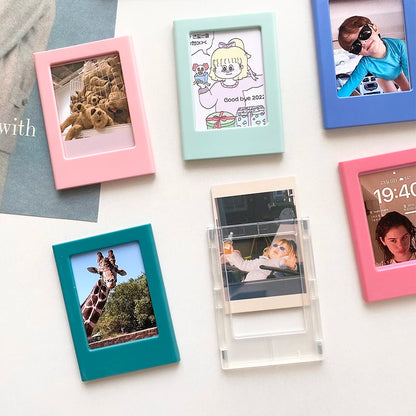 3-Inch Magnetic Photo Frames for Fujifilm Instax Mini – Compatible with Mini 12/11/Evo/40/7+/25/90/99/SE/Link2/3 Film