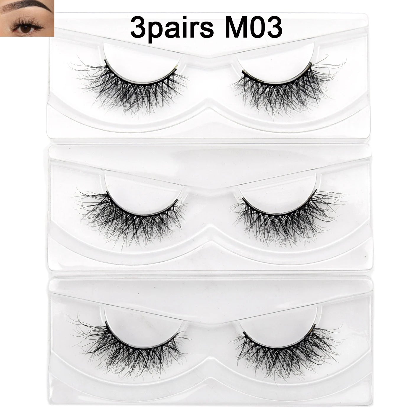 Visofree 13mm 3D Mink Eyelashes – Natural Long Handmade Cruelty-Free False Lashes for Makeup G04