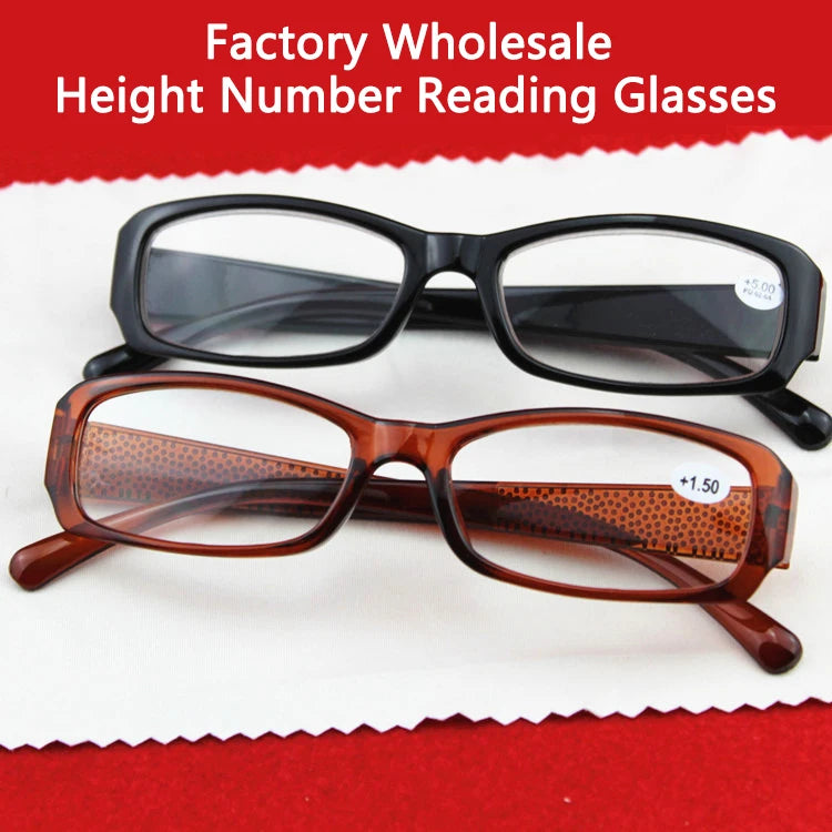 High Power Reading Glasses +400/+450/+500/+550/+600 – Unbreakable Presbyopic Eyewear for Farsighted Users