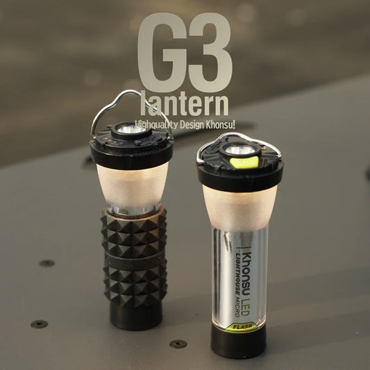 3000mAh GZ Lighthouse Camping Light - Long-Lasting LED Tent, Hiking & Outdoor Atmosphere Lamp Flashlight