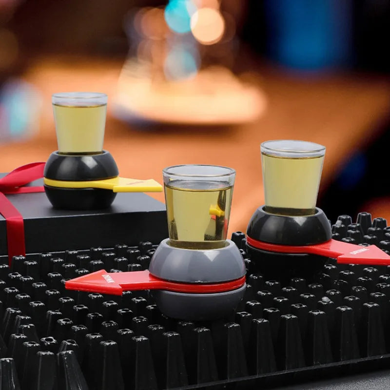 Alcoholic Penalty Turntable Game — Russian Roulette Drinking Toy, Bar Entertainment & Party Booster Props 2023