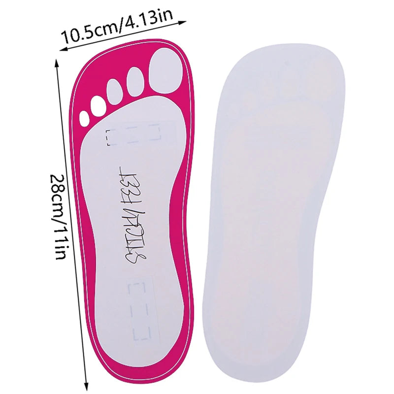 20PCS Disposable Women’s Tanning Slippers – 11" Sticky Foot Pads Protectors for Spray Tan & Body Care
