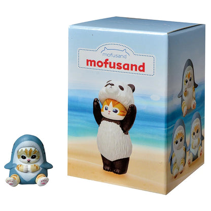 Mofusand Shark Cat Mini Figures - Cute Blind Box Animal Anime Ornaments for Kids and Collectible Gifts