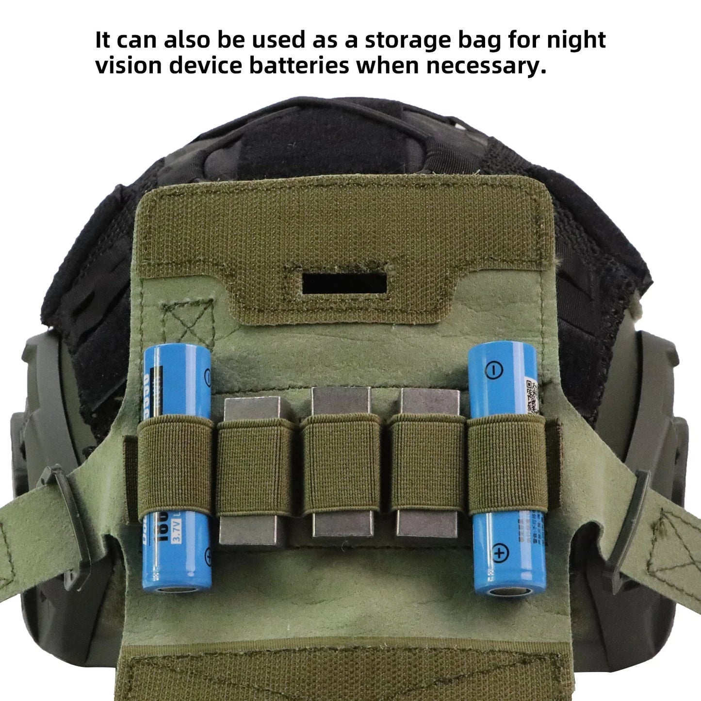 BOOIU Tactical Helmet Counterweight Bag – Balance Kit with 5 Counter Blocks for OPS FAST PJ MH Helmets