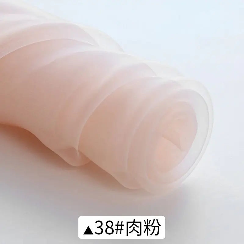 Sheer Organza Fabric Roll - Wedding Party Decoration Material For Romantic Birthday And Event Decor