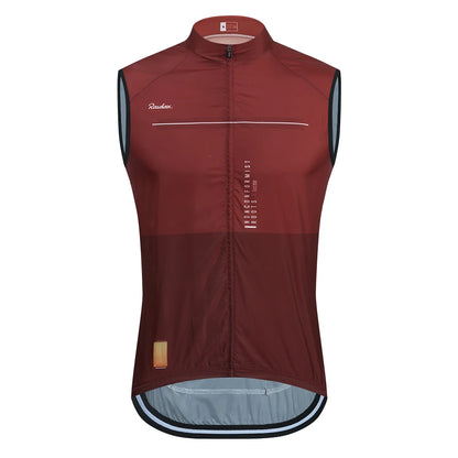 Raudax Men's Sleeveless Cycling Vest – Mesh Ciclismo Undershirt, Windproof Gilet for Cycling & Motorcycle