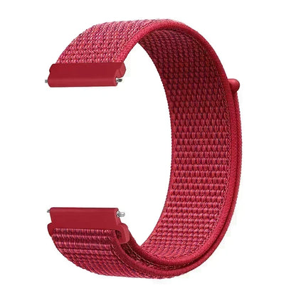 22mm Sport Nylon Loop Watch Band – Breathable Replacement Wristband for NORTH EDGE APACHE-46 Smartwatch, Durable Adjustable Strap