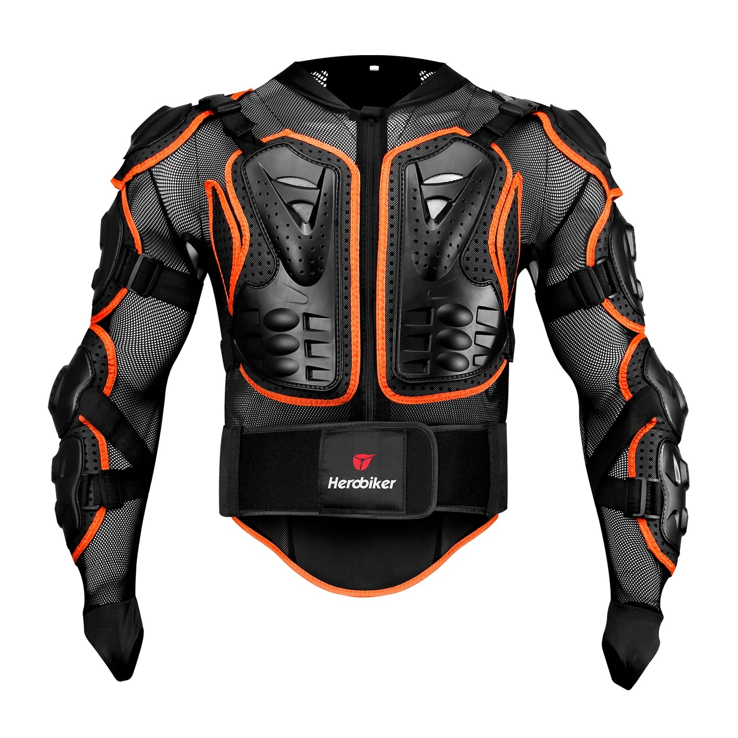 HEROBIKER Men’s Motorcycle Jacket — Motocross Riding Armor with Body Protection, Sizes S-5XL