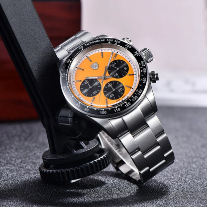 RollsTimi Men's Watch 2024 – Luxury Japan VK63 Quartz Chronograph, Sapphire Glass, Stainless Steel Wristwatch