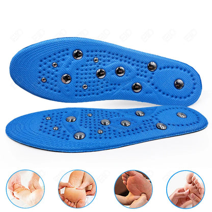 EiD Magnetic Therapy Foot Insoles – Soft Acupressure Sports Cushion for Men & Women