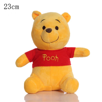 Cute Cartoon Plush Doll — Bear, Donkey, Tigger & Piglet Rag Doll | Soft Sitting Toy for Kids