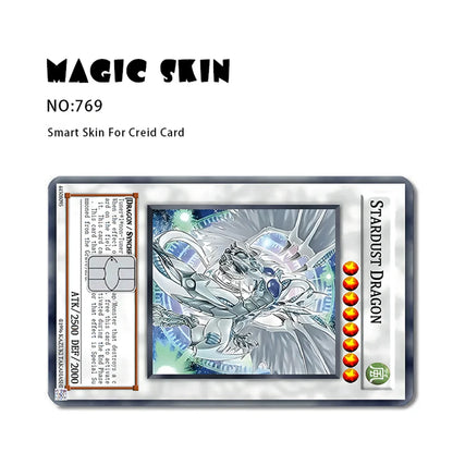 Anime Yu-Gi-Oh! Yugi Muto 2.5D HD Matte PVC Sticker — Waterproof Skin for Credit & Debit Cards