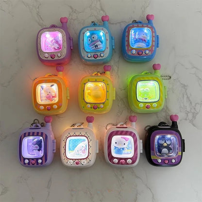Sanrio Pocket Monster Keychain Series - Cinnamoroll and My Melody Cartoon Collectible Bag Charms