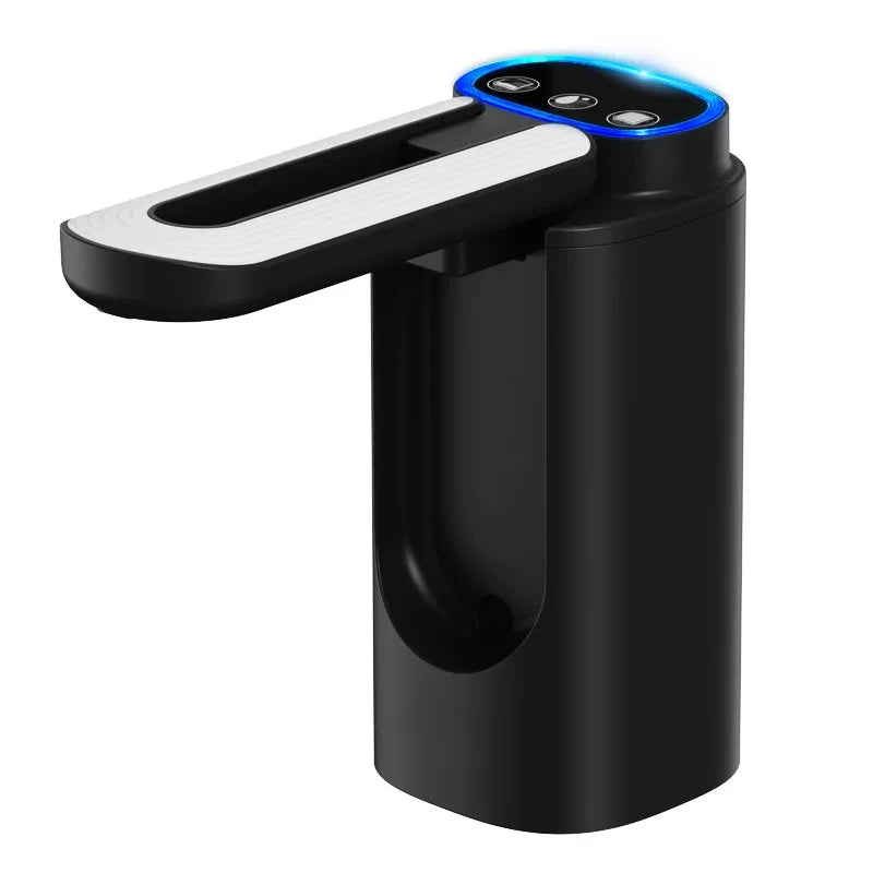Automatic Electric Water Dispenser Pump – Portable Type-C Rechargeable for 5-Gallon Bottles (Black)