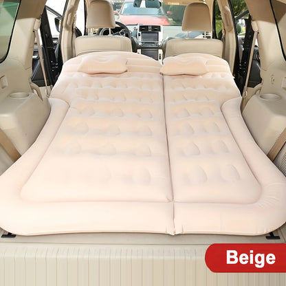 Universal Car Inflatable Travel Mattress - Back Seat Sleeping Bed with Pillow for Camping & Outdoor Comfort