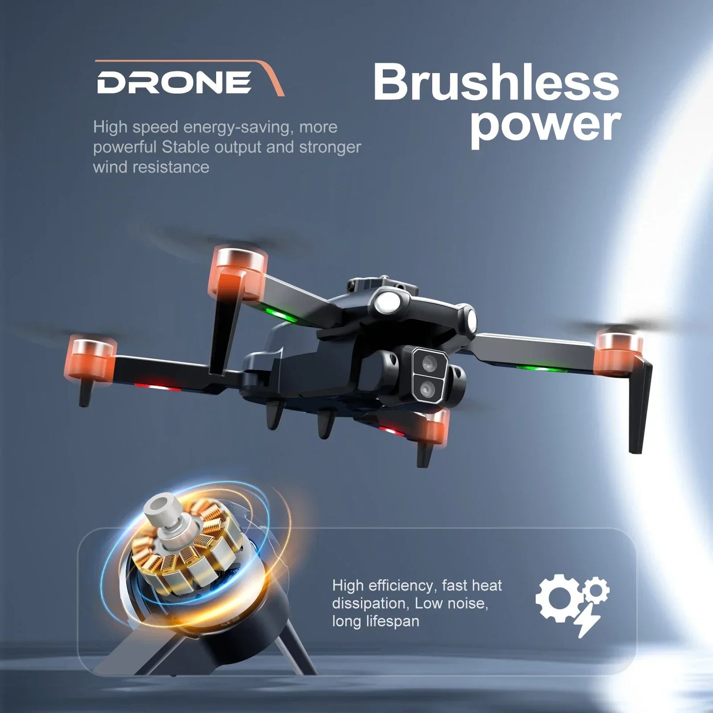 New S119 Mini Drone – 8K Dual Camera, 5G WIFI, Smart Obstacle Avoidance, FPV, Brushless Motor RC Quadcopter
