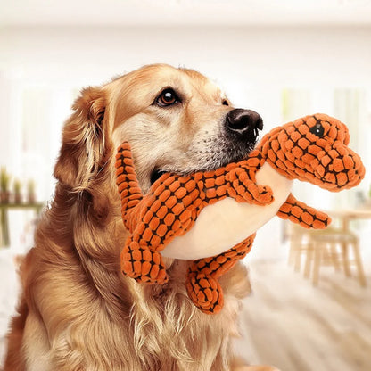 Plush Dinosaur Dog & Cat Toy – Interactive Chew Toy for Small Dogs, Stuffing-Free Pet Supplies