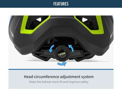 BATFOX MTB Cycling Helmet — Integrally-Molded Mountain Bike Helmet for Speed & Safety