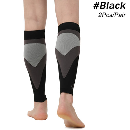 Compression Calf Sleeves for Men & Women – Footless Leg Support Socks for Running, Shin Splints & Pain Relief