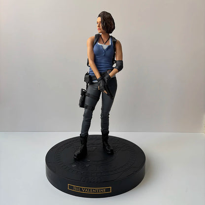 Biohazard RE Jill Valentine & Leon S. Kennedy Anime Figure – Evil Game Collectible Statue for Birthday Gifts