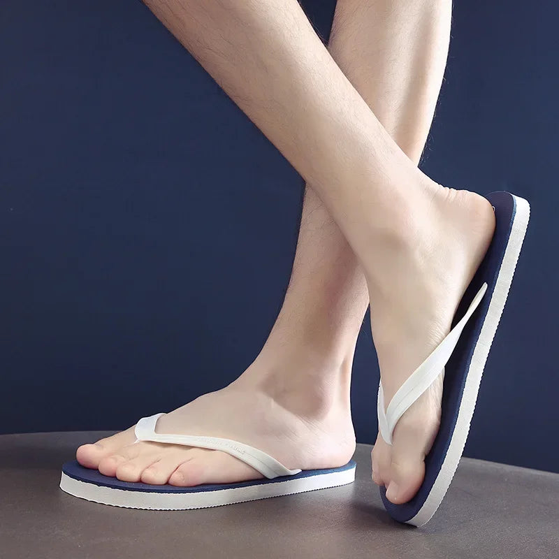 Men’s Summer Beach Sandals – Anti-Slip, Breathable Casual Flip Flops & Outdoor Slippers for Couples