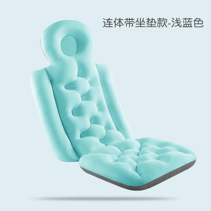 Adult Full Body Bath Pillow – Spa Bathtub Cushion with Neck & Back Support, Anti-Slip Relaxing Headrest