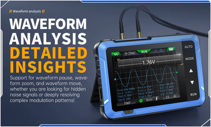 FNIRSI DSO510 DSO152 DSO153 Mini Handheld Digital Oscilloscope | 2-in-1, 48MS/s, 10MHz Bandwidth for Electronic Repair