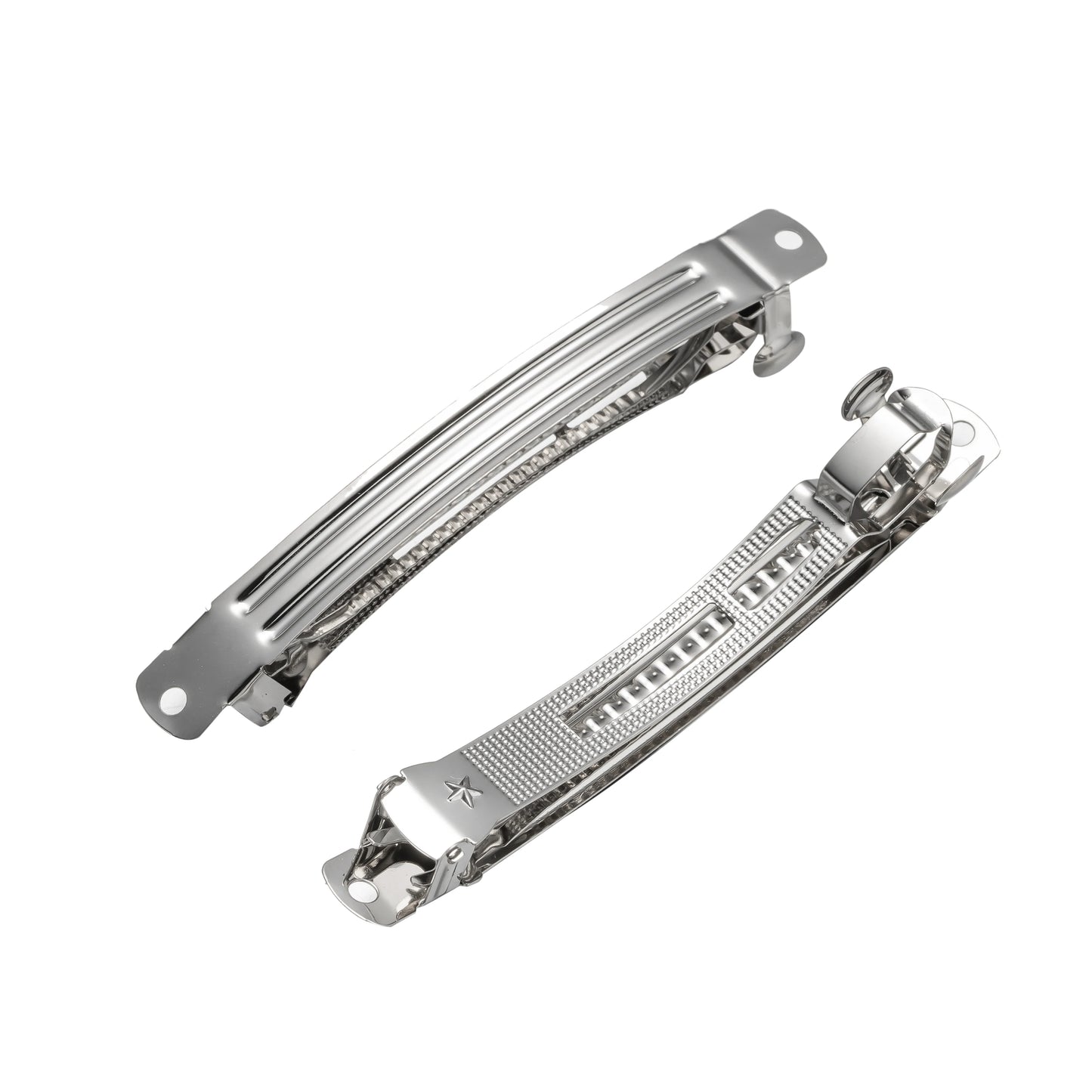10pcs French Spring Hair Clips — Thickened Anti-Slip Barrette Blank Base for DIY Hairpins & Jewelry Making Accessories
