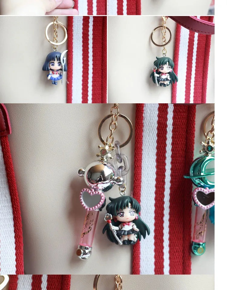 New Sailor Moon Car Keychain — Tsukino Usagi Anime Figure Keyring, Backpack Pendant Doll, Kids’ Collectible Toy Gift