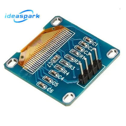 0.96 Inch OLED Display Module | SSD1306 I2C IIC SPI Serial 128x64 LCD for Arduino with Soldered Pin Headers