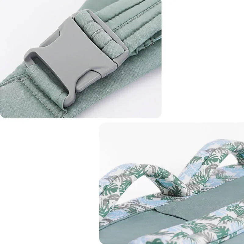 Newborn Baby Wrap Carrier - Dual-Use Infant Sling & Nursing Cover for 0–36 Months