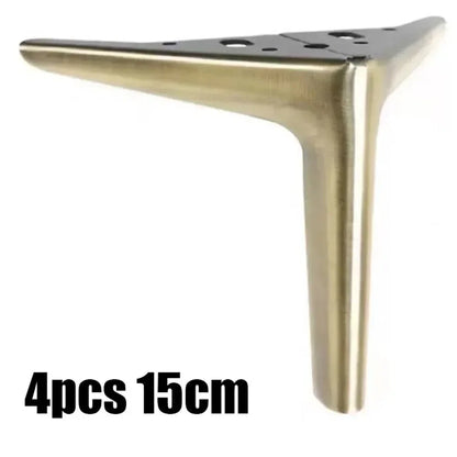 4Pcs Metal Furniture Legs – Heavy-Duty Feet for TV Stand, Sofa, Cabinet & Table, 800KG Load Capacity
