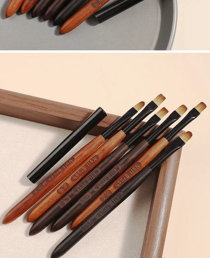 Nail Glue Phototherapy Pen & UV Gel Brush - Professional Acrylic Nail Art Brushes for Painting & Drawing, Manicure Tools