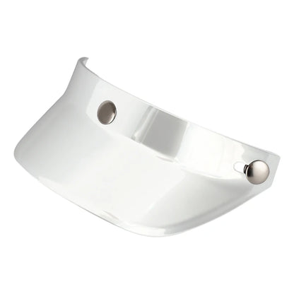 3 Snap-Button Universal Helmet Visor – Windproof Flip Shield for Open Face Motorcycles