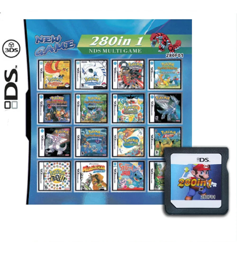 4300-in-1 Compilation DS/NDS/3DS/NDSL Game Cartridge – R4 Video Game Handheld Player