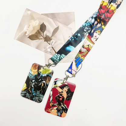 American Anime Movie Lanyard — Key Holder Neck Strap for ID Cards, Gym Keys, Badge, DIY Keychain Rope
