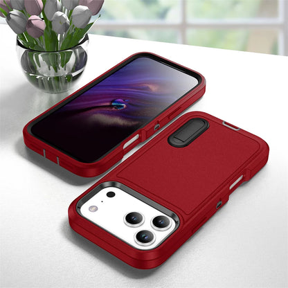 Heavy Duty Armor Phone Case for iPhone – Shockproof Stand Cover with Kickstand for iPhone 11 to 17 Series