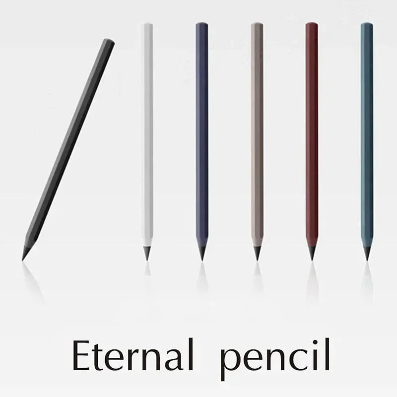 Metal Eternal Pencil – Unlimited Writing Magic Pen with No Ink, Reusable Stationery & Novelty Gift for Drawing and Notes