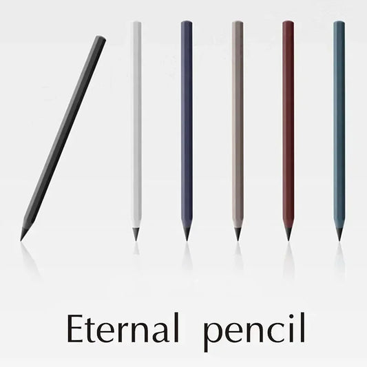 Metal Eternal Pencil – Unlimited Writing Magic Pen with No Ink, Reusable Stationery & Novelty Gift for Drawing and Notes